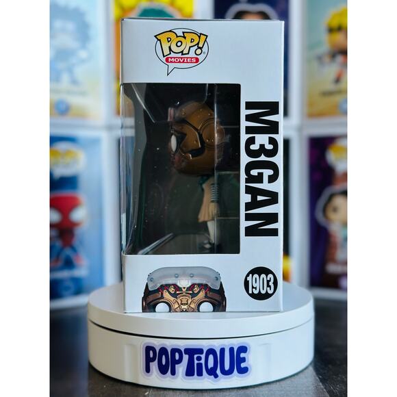 M3GAN Metallic Funko Pop! #1903 - Entertainment Earth Exclusive - Picture 2 of 6